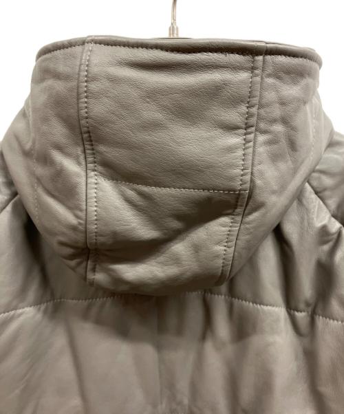 GIORGIO BRATO（ジョルジョブラッド）GIORGIO BRATO (ジョルジョブラッド) レザーパーカー グレー サイズ:54の古着・服飾アイテム