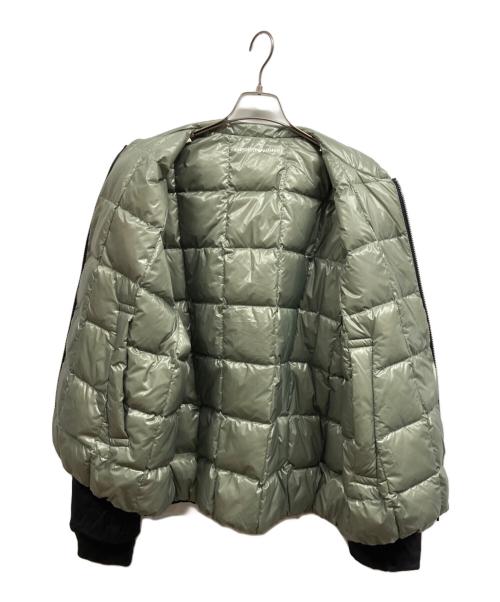 EMPORIO ARMANI（エンポリオ アルマーニ）EMPORIO ARMANI (エンポリオ アルマーニ) リバーシブル ロゴ パファージャケット ブラック サイズ:54の古着・服飾アイテム
