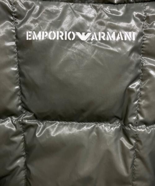 EMPORIO ARMANI（エンポリオ アルマーニ）EMPORIO ARMANI (エンポリオ アルマーニ) リバーシブル ロゴ パファージャケット ブラック サイズ:54の古着・服飾アイテム