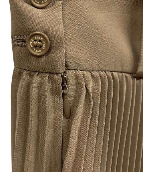 HYKE（ハイク）HYKE (ハイク) プリーツスカート ベージュ サイズ:2 未使用品の古着・服飾アイテム