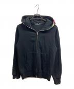 A BATHING APE×F.C.R.B.アベイシングエイプ×エフシーレアルブリストル）の古着「ジップパーカー」｜ブラック