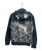 PUMA×A BATHING APEプーマ×アベイシングエイプ）の古着「SHARK FULL ZIP HOODIE」｜ブラック