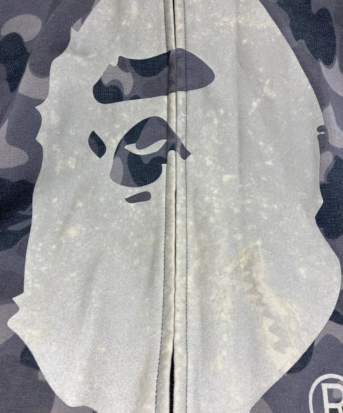 PUMA（プーマ）PUMA (プーマ) A BATHING APE (アベイシングエイプ) SHARK FULL ZIP HOODIE ブラック サイズ:Mの古着・服飾アイテム