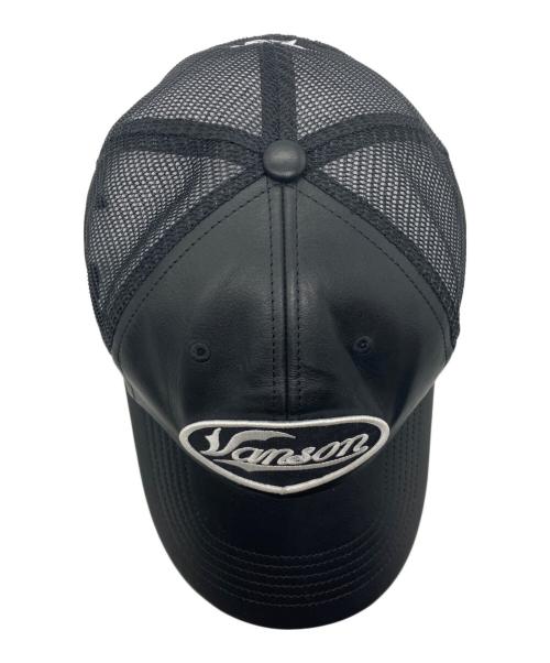 SUPREME（シュプリーム）Supreme (シュプリーム) VANSON (バンソン) leathers mesh back cap ブラックの古着・服飾アイテム