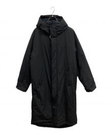 F.C.R.B.×YOHJI YAMAMOTO（エフシーレアルブリストル×ヨウジヤマモト）の古着「ベンチコート/F.C.R.B./Yohji Yamamoto」｜ブラック
