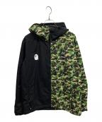 F.C.R.B.×A BATHING APEエフシーレアルブリストル×アベイシングエイプ）の古着「BAPE TOUR JACKET/F.C.R.B.」｜ブラック×グリーン