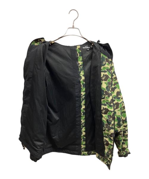 F.C.R.B.（エフシーレアルブリストル）F.C.R.B. (エフシーレアルブリストル) A BATHING APE (アベイシングエイプ) BAPE TOUR JACKET/F.C.R.B. ブラック×グリーン サイズ:Ｌの古着・服飾アイテム