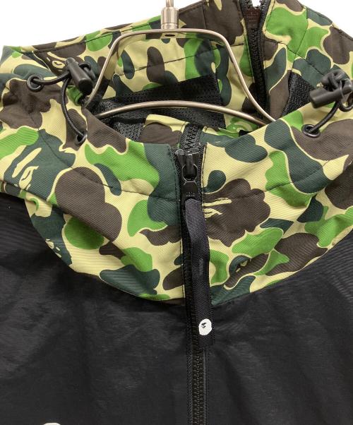 F.C.R.B.（エフシーレアルブリストル）F.C.R.B. (エフシーレアルブリストル) A BATHING APE (アベイシングエイプ) SEPARATE PRACTICE JACKET/	F.C.R.B./A BATHING APE ブラック×グリーン サイズ:Lの古着・服飾アイテム