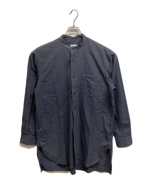 COMOLI（コモリ）COMOLI (コモリ) バンドカラーシャツ ブラック サイズ:2の古着・服飾アイテム