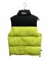 FIRST DOWN (ファーストダウン) BUBBLE DOWN VEST MICROFT/FIRST DOWN イエロー サイズ:L 未使用品：8000円