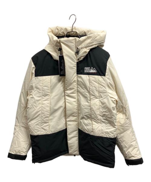 FIRST DOWN（ファーストダウン）FIRST DOWN (ファーストダウン) WRAP DOWN PARKA/FIRST DOWN アイボリー サイズ:L 未使用品の古着・服飾アイテム