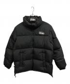 FIRST DOWNファーストダウン）の古着「DOWN BUBBLE DOWN JACKET MICROFT/FIRST DOWN」｜ブラック