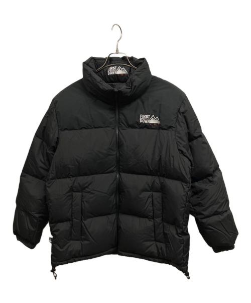 FIRST DOWN（ファーストダウン）FIRST DOWN (ファーストダウン) DOWN BUBBLE DOWN JACKET MICROFT/	FIRST DOWN ブラック サイズ:L 未使用品の古着・服飾アイテム