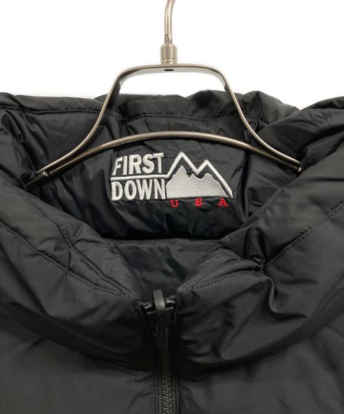 FIRST DOWN（ファーストダウン）FIRST DOWN (ファーストダウン) DOWN BUBBLE DOWN JACKET MICROFT/	FIRST DOWN ブラック サイズ:L 未使用品の古着・服飾アイテム