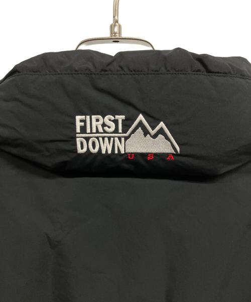 FIRST DOWN（ファーストダウン）FIRST DOWN (ファーストダウン) DOWN BUBBLE DOWN JACKET MICROFT/	FIRST DOWN ブラック サイズ:L 未使用品の古着・服飾アイテム