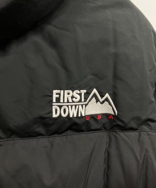 FIRST DOWN（ファーストダウン）FIRST DOWN (ファーストダウン) DOWN BUBBLE DOWN JACKET MICROFT/	FIRST DOWN ブラック サイズ:L 未使用品の古着・服飾アイテム