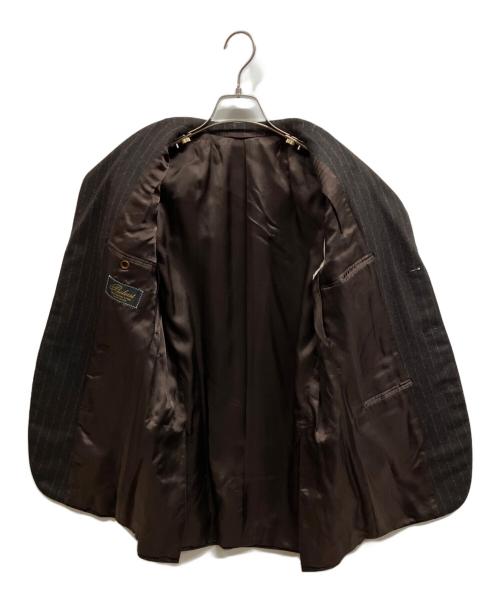Belvest（ﾍﾞﾙｳﾞｪｽﾄ）Belvest (ベルヴェスト) ウールストライプ3Bジャケット グレー サイズ:44の古着・服飾アイテム