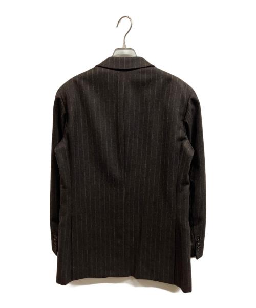 Belvest（ﾍﾞﾙｳﾞｪｽﾄ）Belvest (ベルヴェスト) ウールストライプ3Bジャケット グレー サイズ:44の古着・服飾アイテム