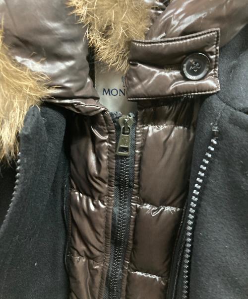 MONCLER（モンクレール）MONCLER (モンクレール) フードダウンジャケット ブラックの古着・服飾アイテム
