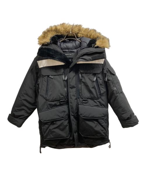 RLX RALPH LAUREN（アールエルエックスラルフローレン）RLX RALPH LAUREN (アールエルエックスラルフローレン) フェイクファートリム ウォーターリペレント ダウン パーカ/RLX RALPH LAUREN ブラック サイズ:Mの古着・服飾アイテム