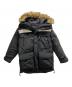 RLX RALPH LAUREN（アールエルエックスラルフローレン）の古着「フェイクファートリム ウォーターリペレント ダウン パーカ/RLX RALPH LAUREN」｜ブラック
