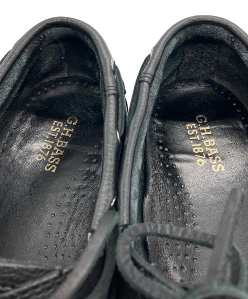 G.H.BASS（ジーエイチバス）G.H.BASS (ジーエイチバス) JETTY 2 Boater 2 Eye デッキシューズ/G.H.BASS ブラック サイズ:SIZE UK7の古着・服飾アイテム
