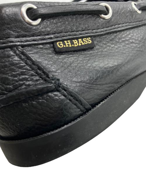G.H.BASS（ジーエイチバス）G.H.BASS (ジーエイチバス) JETTY 2 Boater 2 Eye デッキシューズ/G.H.BASS ブラック サイズ:SIZE UK7の古着・服飾アイテム