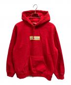 SUPREMEシュプリーム）の古着「Bling Box Logo Hooded Sweatshirt」｜レッド