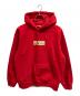 Supreme（シュプリーム）の古着「Bling Box Logo Hooded Sweatshirt」｜レッド