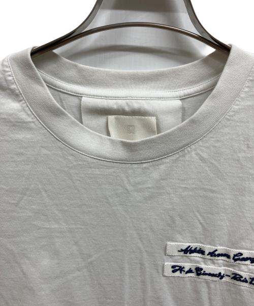 GIVENCHY（ジバンシィ）GIVENCHY (ジバンシィ) Gros Grain in Cotton T-Shirt ホワイト サイズ:Sの古着・服飾アイテム