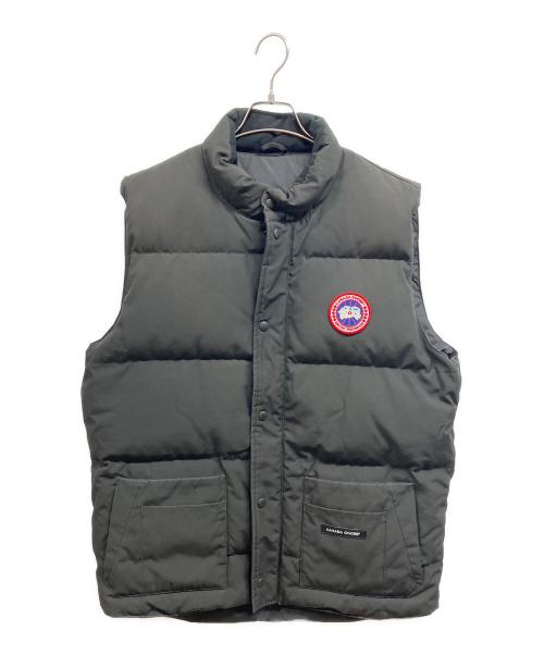 CANADA GOOSE（カナダグース）CANADA GOOSE (カナダグース) フリースタイル ベスト ブラック サイズ:XL/TGの古着・服飾アイテム