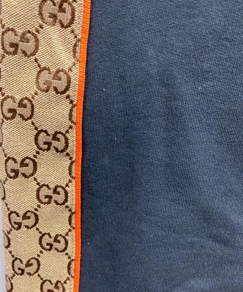 GUCCI（グッチ）GUCCI (グッチ) GGインサート ショートパンツ/GUCCI ブラック・ベージュ サイズ:Mの古着・服飾アイテム