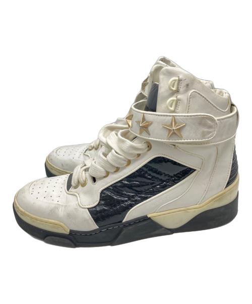 GIVENCHY（ジバンシィ）GIVENCHY (ジバンシィ) TYSON STARSハイカットスニーカー/GIVENCHY ホワイト サイズ:43の古着・服飾アイテム