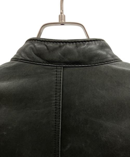 ARMANI EXCHANGE（アルマーニ エクスチェンジ）ARMANI EXCHANGE (アルマーニ エクスチェンジ) レザーライダースジャケット/ARMANI EXCHANGE ブラック サイズ:Sの古着・服飾アイテム
