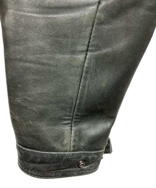 ARMANI EXCHANGE（アルマーニ エクスチェンジ）ARMANI EXCHANGE (アルマーニ エクスチェンジ) レザーライダースジャケット/ARMANI EXCHANGE ブラック サイズ:Sの古着・服飾アイテム
