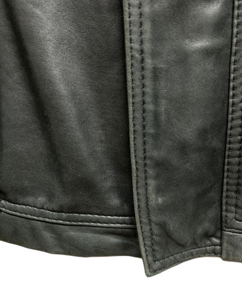 ARMANI EXCHANGE（アルマーニ エクスチェンジ）ARMANI EXCHANGE (アルマーニ エクスチェンジ) レザーライダースジャケット/ARMANI EXCHANGE ブラック サイズ:Sの古着・服飾アイテム