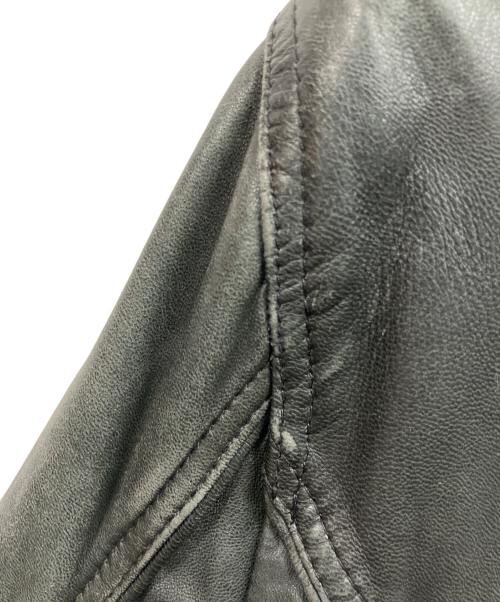 ARMANI EXCHANGE（アルマーニ エクスチェンジ）ARMANI EXCHANGE (アルマーニ エクスチェンジ) レザーライダースジャケット/ARMANI EXCHANGE ブラック サイズ:Sの古着・服飾アイテム