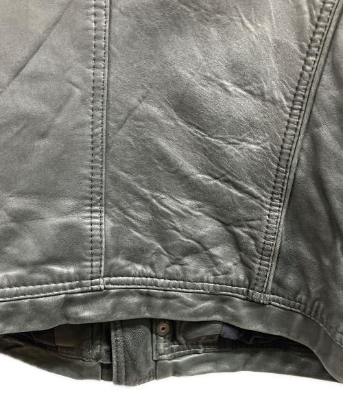ARMANI EXCHANGE（アルマーニ エクスチェンジ）ARMANI EXCHANGE (アルマーニ エクスチェンジ) レザーライダースジャケット/ARMANI EXCHANGE ブラック サイズ:Sの古着・服飾アイテム