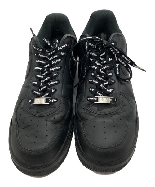 NIKE（ナイキ）NIKE (ナイキ) Supreme (シュプリーム) AIR FORCE 1 LOW SP/Supreme/NIKE ブラック サイズ:27.5の古着・服飾アイテム