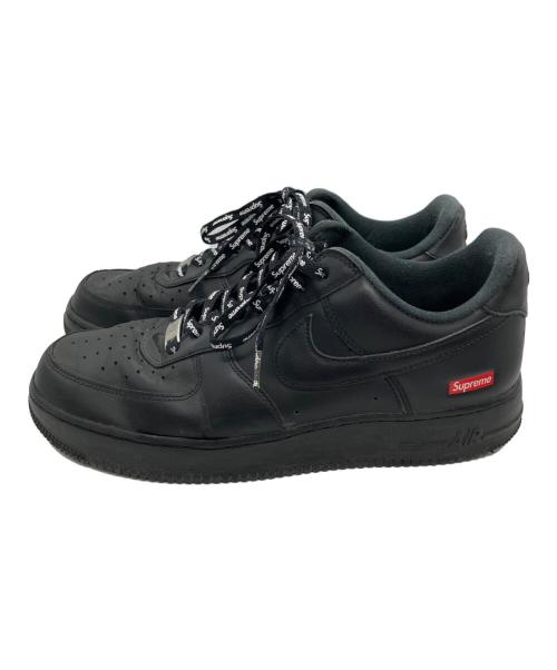 NIKE（ナイキ）NIKE (ナイキ) Supreme (シュプリーム) AIR FORCE 1 LOW SP/Supreme/NIKE ブラック サイズ:27.5の古着・服飾アイテム