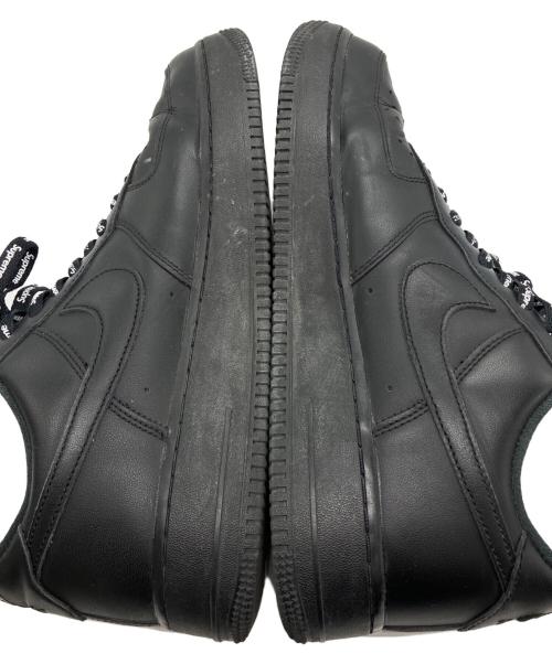 NIKE（ナイキ）NIKE (ナイキ) Supreme (シュプリーム) AIR FORCE 1 LOW SP/Supreme/NIKE ブラック サイズ:27.5の古着・服飾アイテム