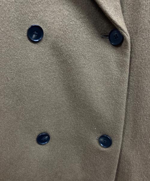 自由区（ジユウク）自由区 (ジユウク) Super100sライトビーバーロング コート ブラウン サイズ:Mの古着・服飾アイテム