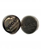 GUCCIグッチ）の古着「トレードマーク刻印 円形 ピアス/GUCCI」｜シルバー