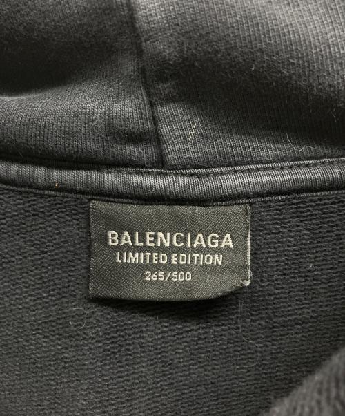 BALENCIAGA（バレンシアガ）BALENCIAGA (バレンシアガ) BFRND Oversized Hoodie/	BALENCIAGA グレー サイズ:3の古着・服飾アイテム