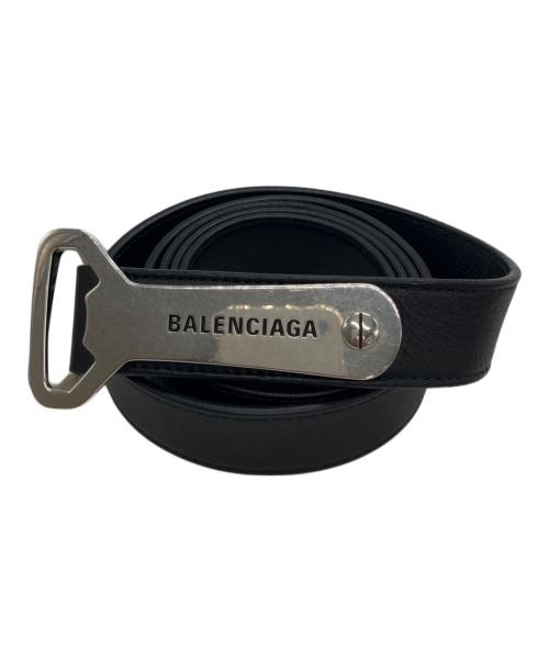 BALENCIAGA（バレンシアガ）BALENCIAGA (バレンシアガ) ボトルオープナー Dリング ベルト/BALENCIAGA ブラックの古着・服飾アイテム