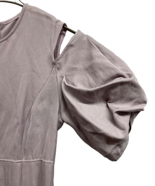 Noble（ノーブル）Noble (ノーブル) オープンショルダーペンシルワンピース/Noble ピンク サイズ:36の古着・服飾アイテム