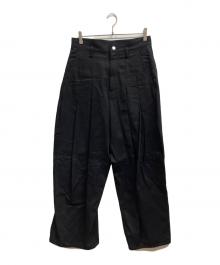 SHINYA KOZUKA（シンヤコズカ）の古着「Hi BAGGY DENIM」｜ブラック