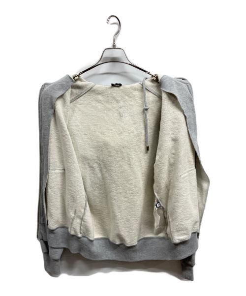 DOLCE & GABBANA（ドルチェ＆ガッバーナ）DOLCE & GABBANA (ドルチェ＆ガッバーナ) ペイント加工ジップパーカー/DOLCE & GABBANA グレー サイズ:sの古着・服飾アイテム