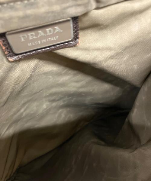 PRADA（プラダ）PRADA (プラダ) ショルダーバッグ/PRADA カーキベージュの古着・服飾アイテム