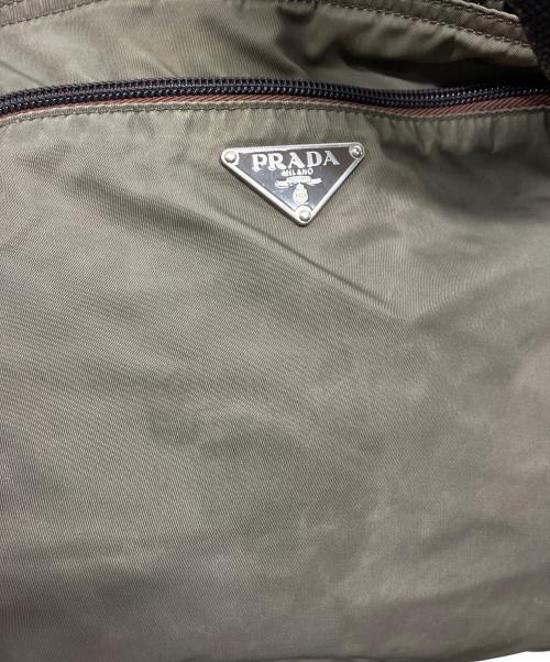 PRADA（プラダ）PRADA (プラダ) ショルダーバッグ/PRADA カーキベージュの古着・服飾アイテム